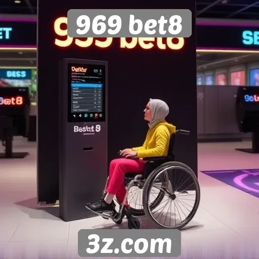 Acessibilidade e interface do site 969 bet8