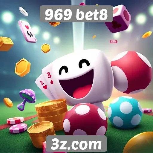 Diversidade de jogos disponíveis na plataforma 969 bet8