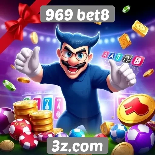 Variedade de jogos disponíveis na plataforma 969 bet8